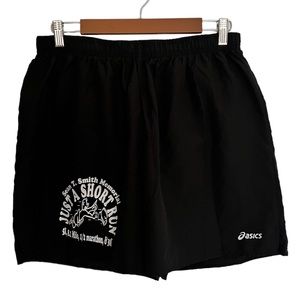 Basics Size L Black & White Logo Swim Shorts